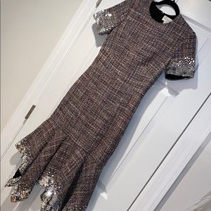 SOLD! Sachin&Babi Sequin Mermaid Midi Dress size 2